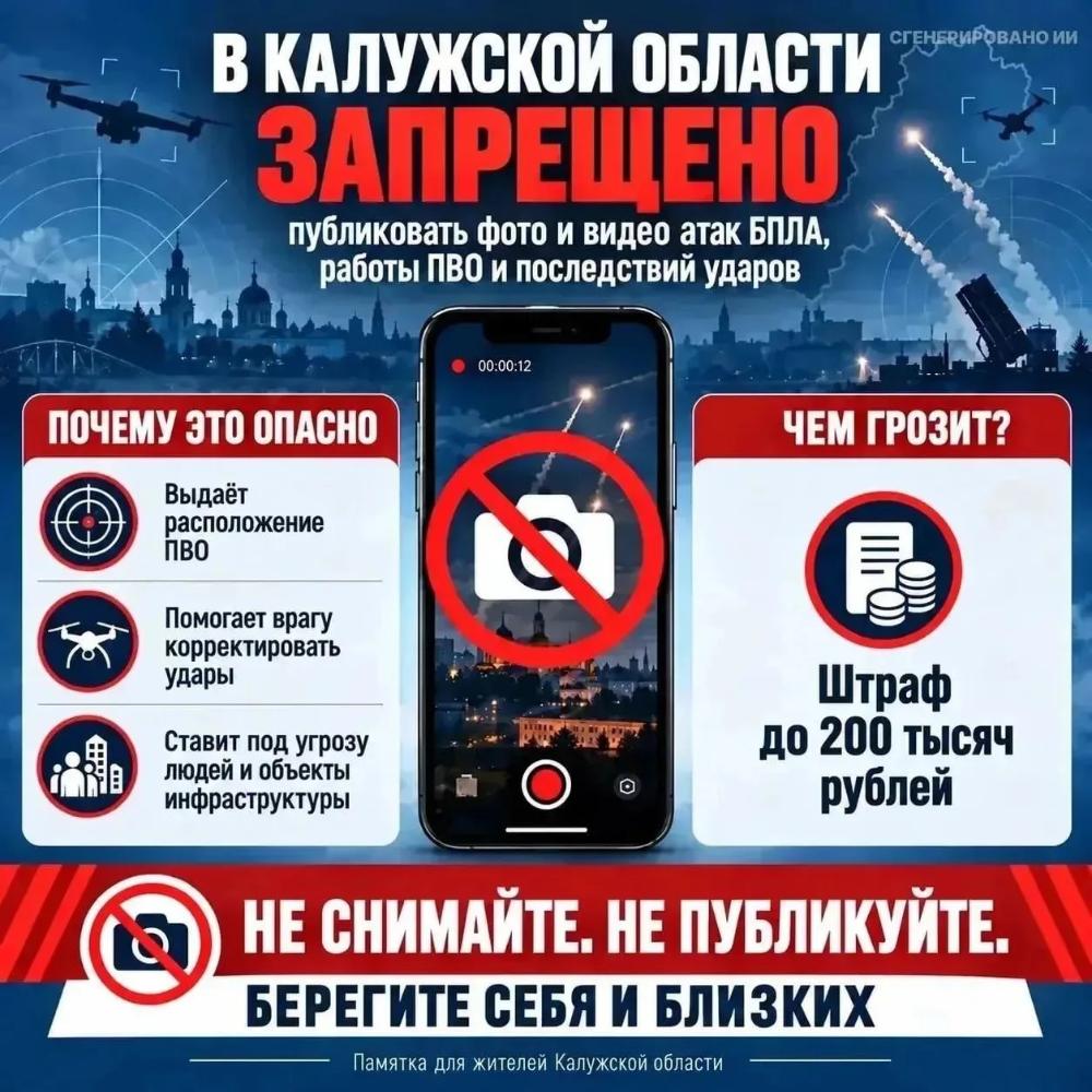 В Калужской области запрещено
