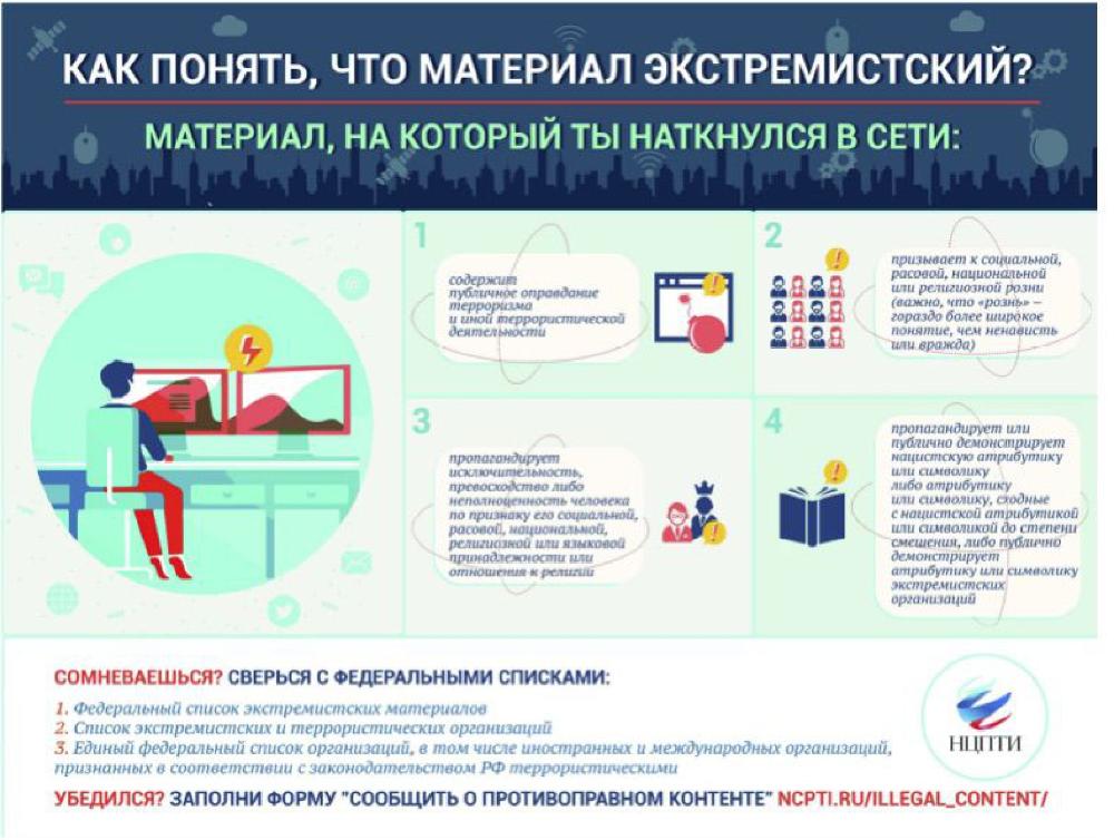Как понять, что материал экстремистский